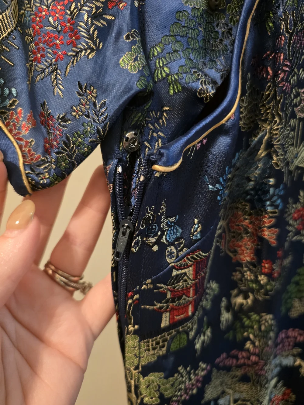 Vintage 1992 Girls Size 12 Silk Kimono Disney World